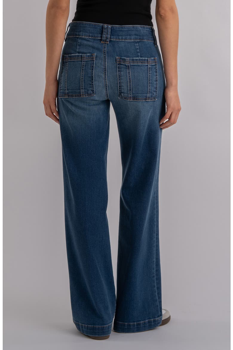 Jodi High Waist Wide Leg Utility Jeans, Alternate, color, HUMANITARIAN