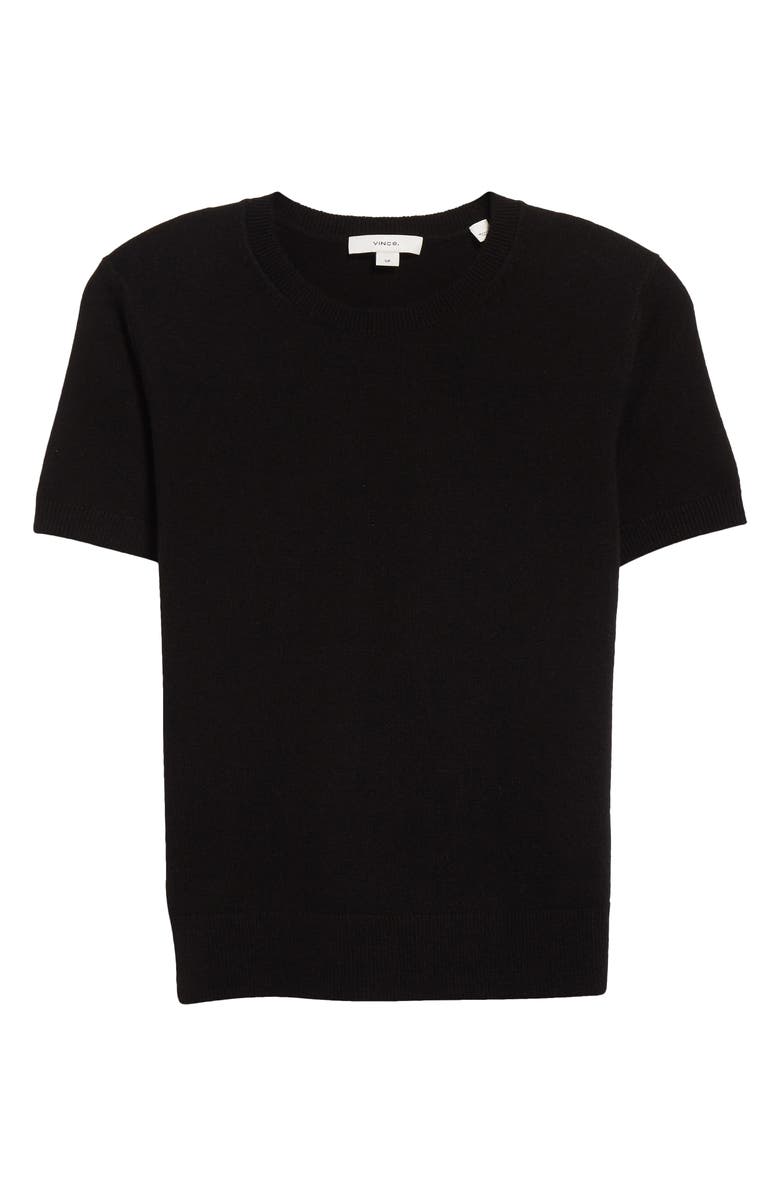 Vince Wool & Cashmere Blend Crewneck Sweater, Alternate, color, Black