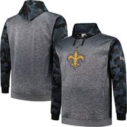 FANATICS Men's Fanatics Branded Heather Charcoal New Orleans Saints Big & Tall Camo Pullover Hoodie