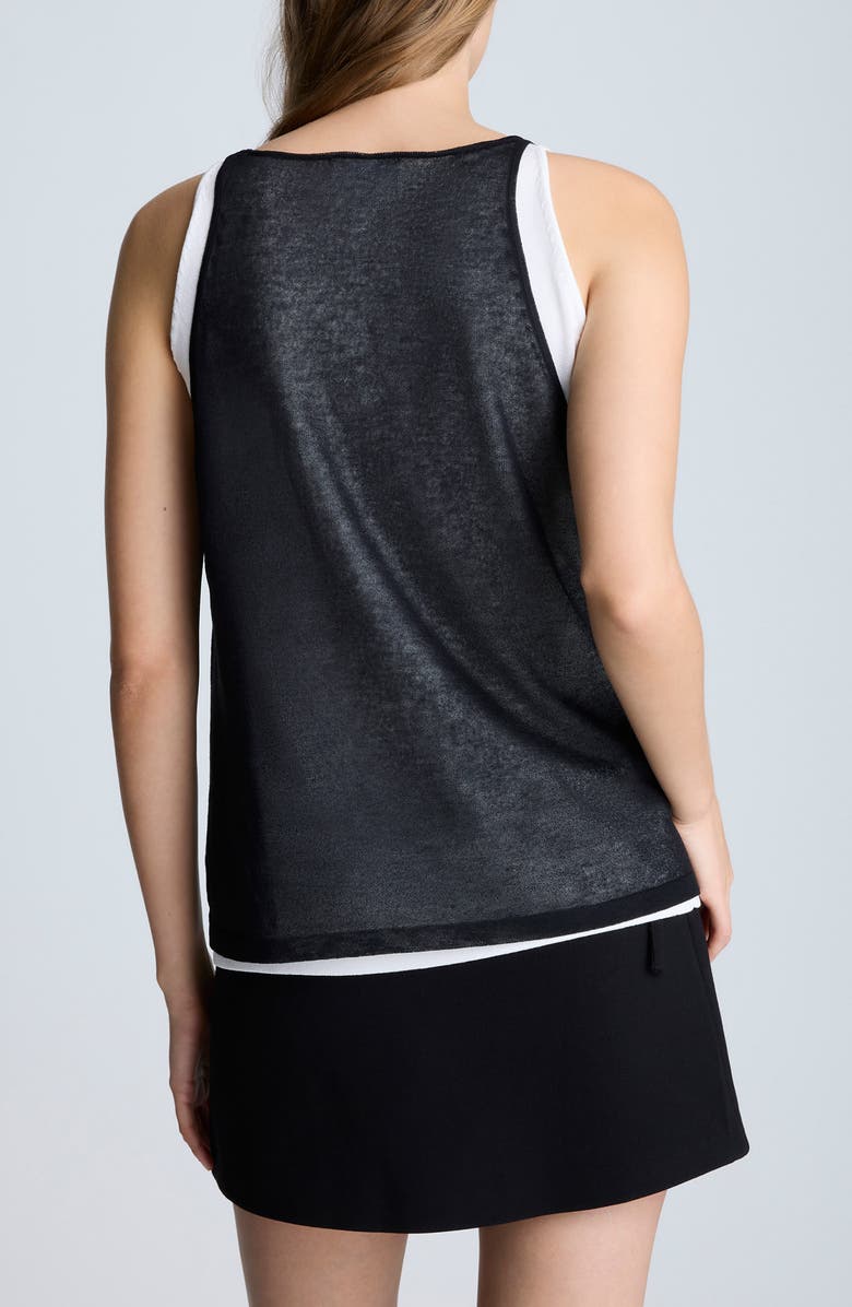 Kenneth Cole Sheer Layer Tank, Alternate, color,