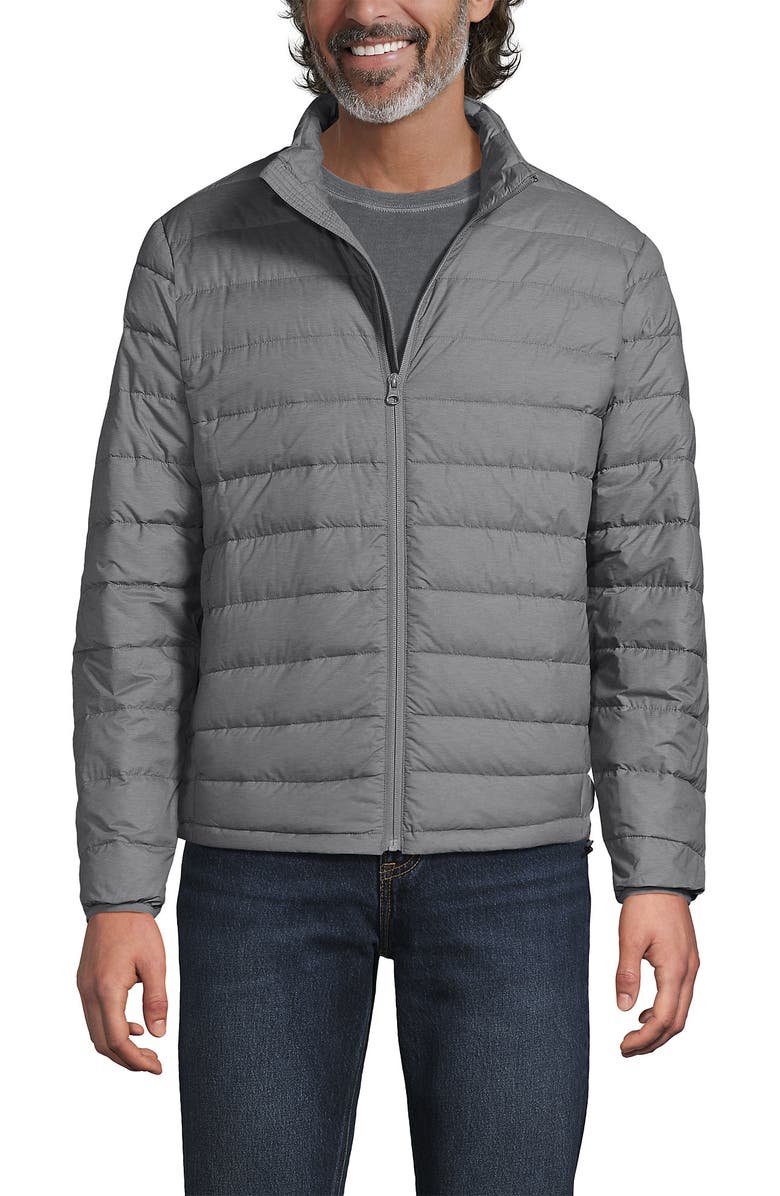 Lands' End Wanderweight Ultralight Packable Down Jacket, Alternate, color, Mica Heather