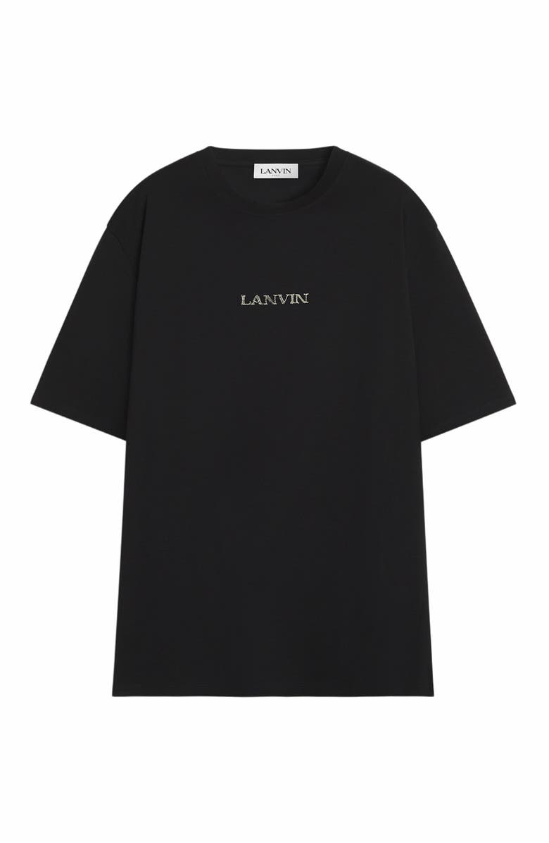 Lanvin Unisex Lanvin Logo T-Shirt, Alternate, color, Black