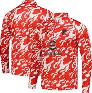 PUMA Men's Puma Red AC Milan 2025/26 Pre-Match dryCell Quarter-Zip Top