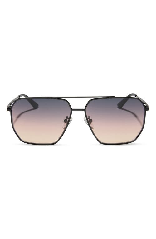 DIFF DIFF BERKELY 59MM GRADIENT NAVIGATOR SUNGLASSES 