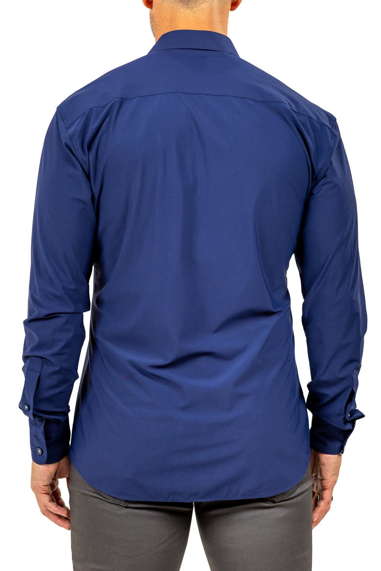 Eins Marthy Contemporary Fit Button-Up Shirt, Alternate, color, BLUE