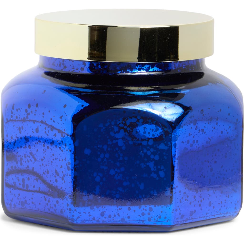 Portofino Candles Papaya Octagonal Jar Candle In Blue