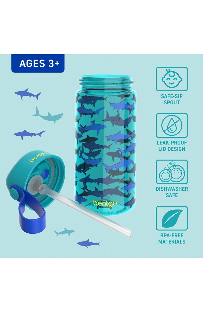 BENTGO Kids' Tritan Water Bottle, Alternate, color, Blue