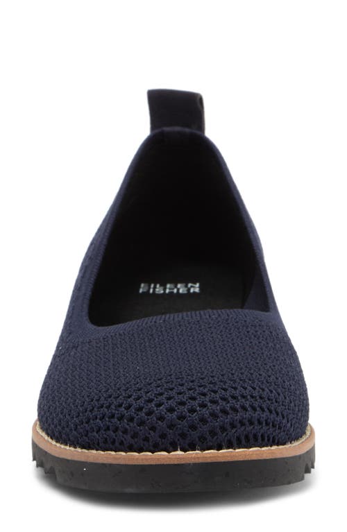 Eileen Fisher Etta Knit Slip-on Shoe In Midnight