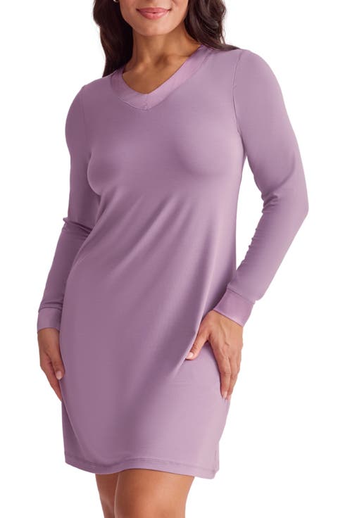 Modest Night Shirt with Shelf Bra