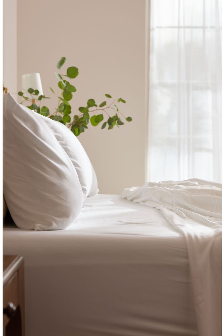 Set of 2 Pillowcases, Alternate, color, WHITE