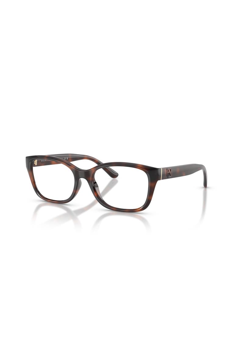 53mm Rectangle optical glasses, Main, color, Tortoise