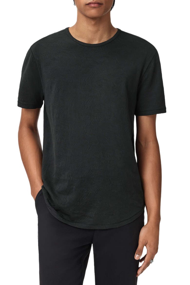 Blaise Wave Organic Cotton T-Shirt, Main, color, BLACK