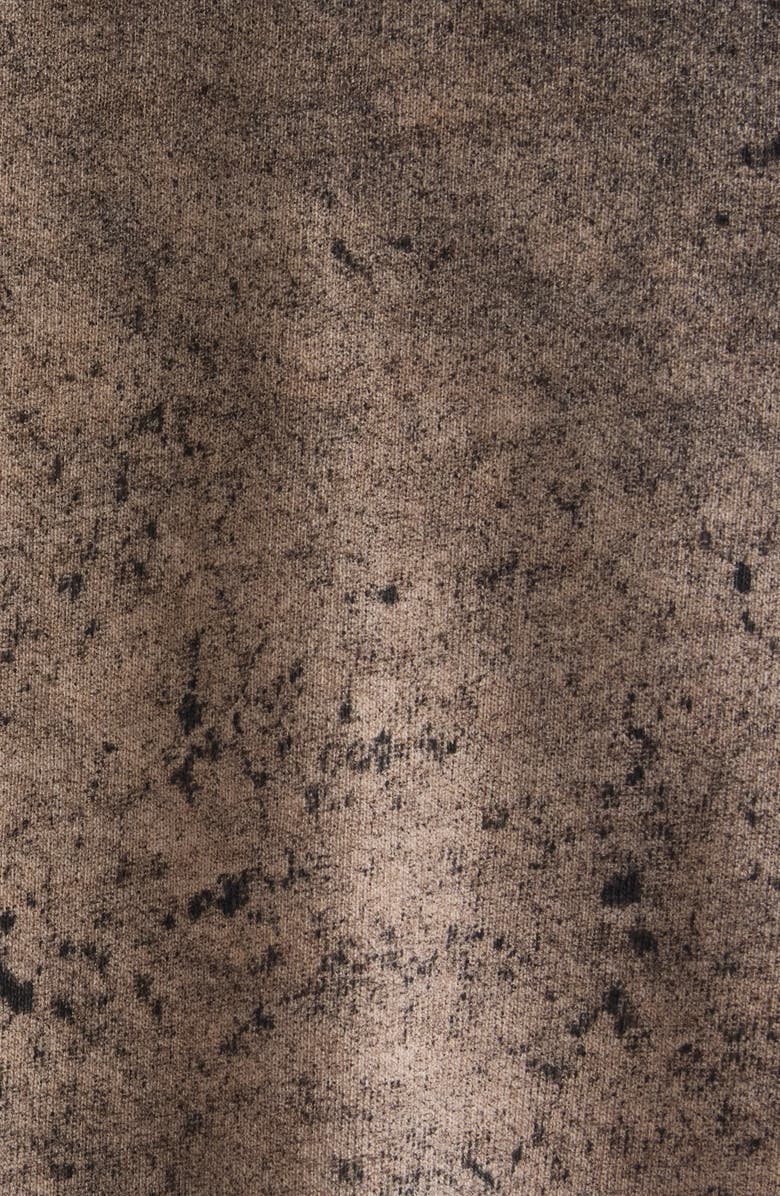 Acne Studios Eresa Cave Distressed Graphic T-Shirt, Alternate, color, Black/ Rust Brown