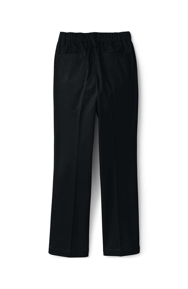 Lands' End School Uniform Girls Elastic Waist Pull-On Chino Pants, Alternate, color, 