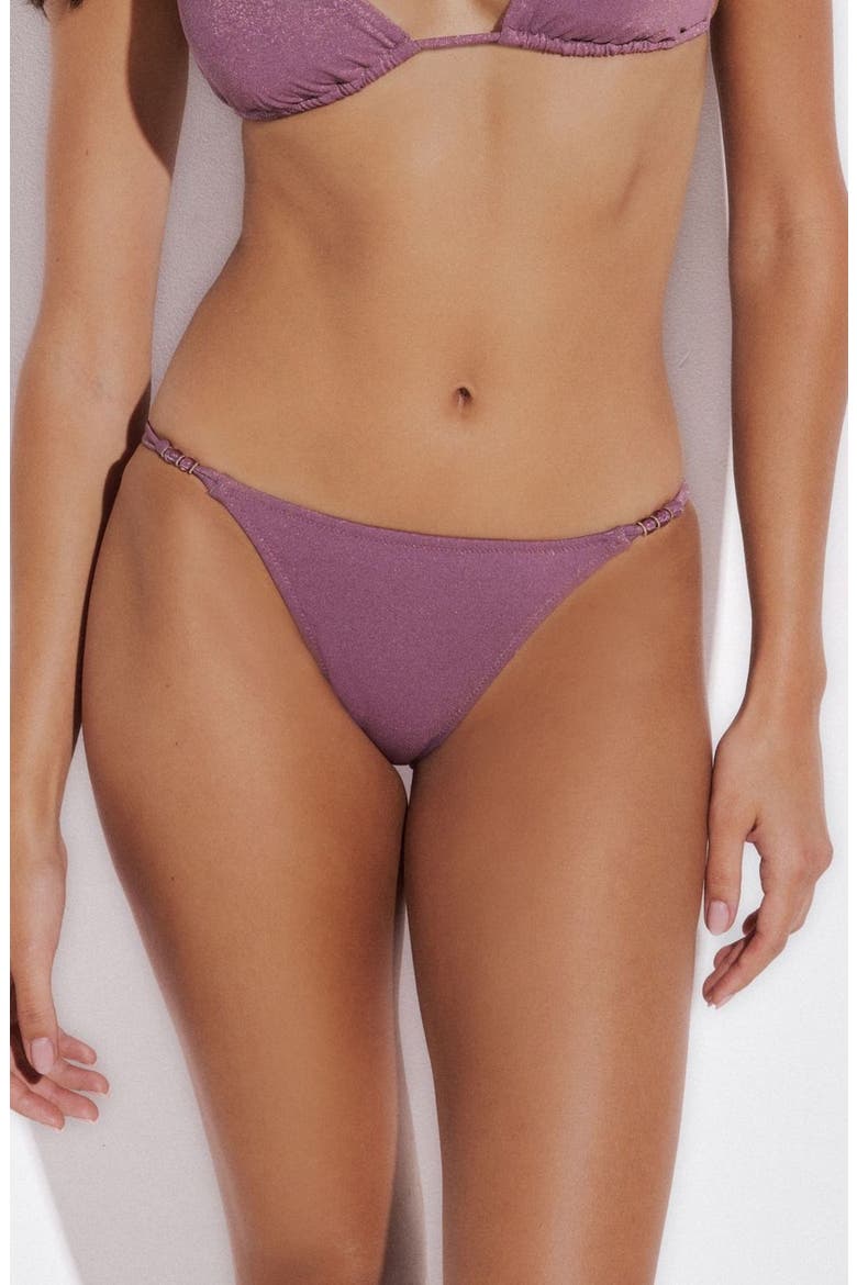 Ophelia Side Strips Bikini Bottom, Main, color, Lilac