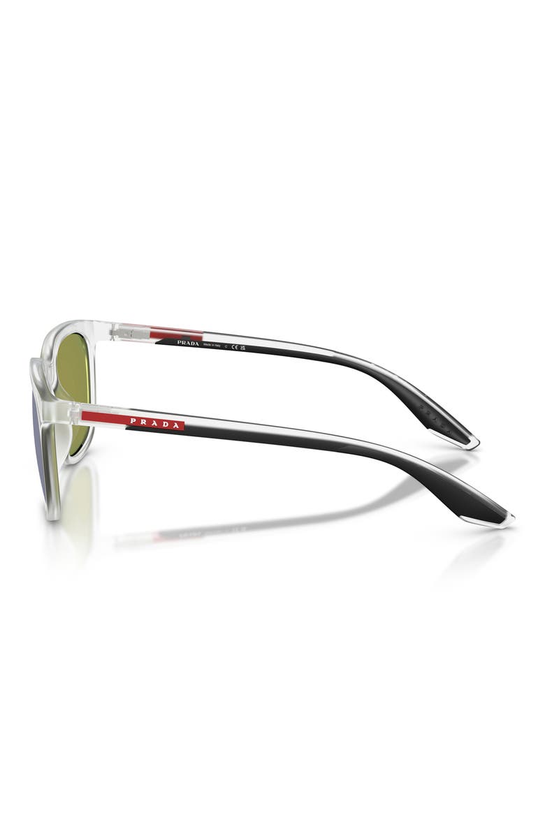 54mm Pillow Sunglasses, Alternate, color, MATTE / DARK GREY/ VIOLET
