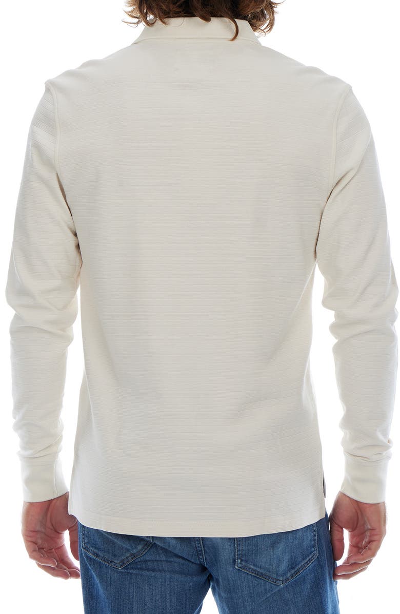 PX Horizontal Stripe Long Sleeve Cotton Polo, Alternate, color,