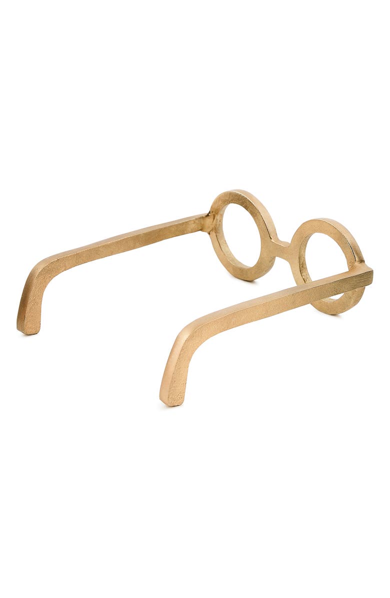 MACKENZIE CHILDS Round Eye Glasses Decor, Alternate, color, Black