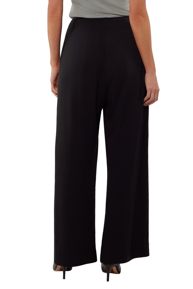 Thompson Wide Leg Trousers, Alternate, color, BLACK