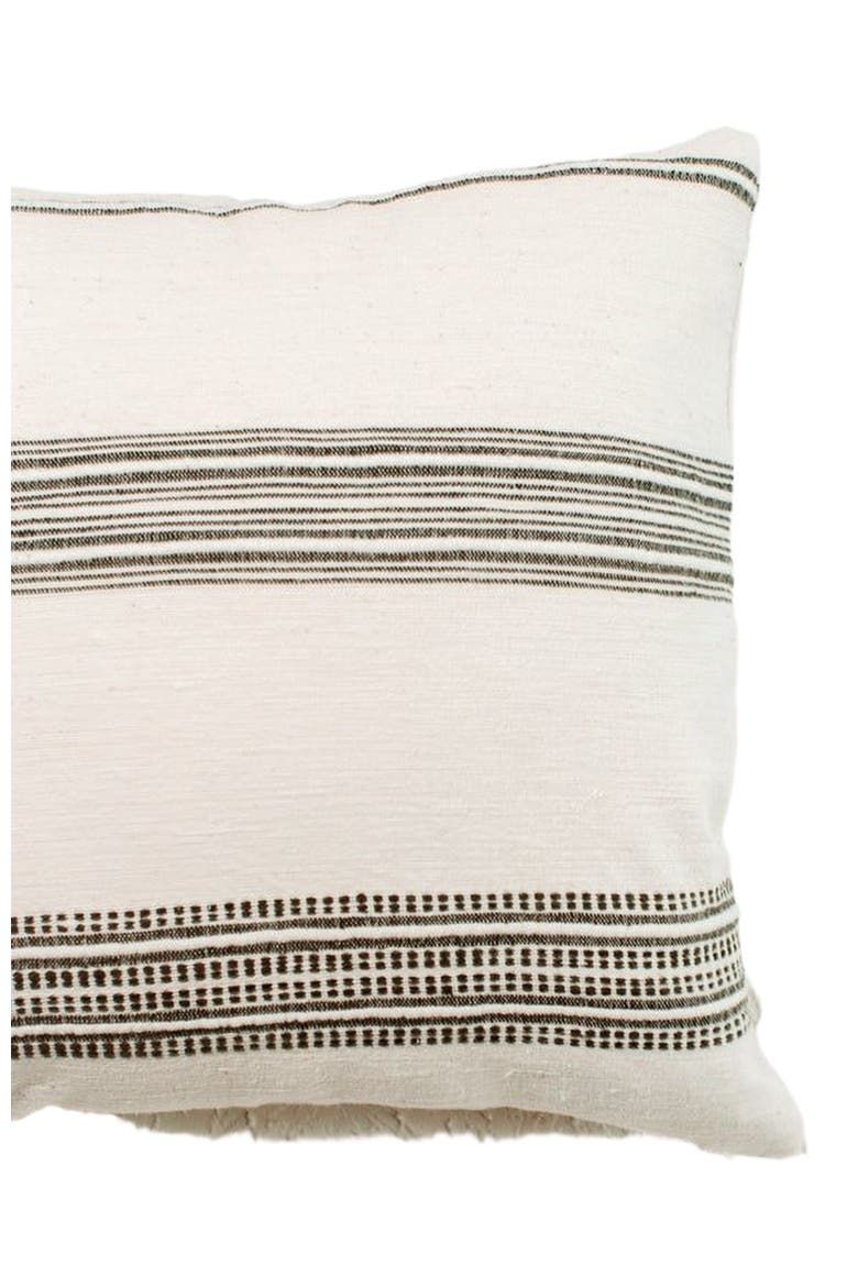 Aden Throw Pillow Cover, Alternate, color, Natural w/ Gray