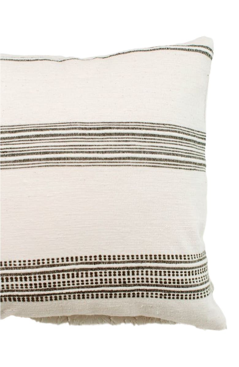 Creative Women Aden Throw Pillow Cover, Alternate, color, Natural W/ Gray