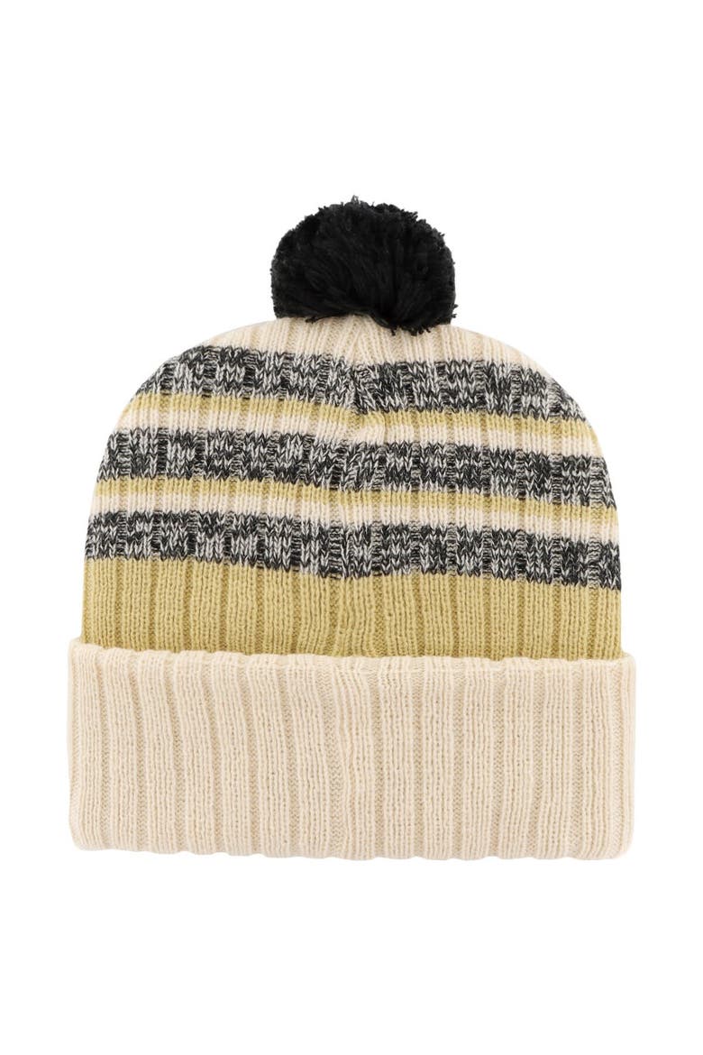 Men's '47  Natural New Orleans Saints  Tavern Cuffed Knit Hat with Pom, Alternate, color, Cream