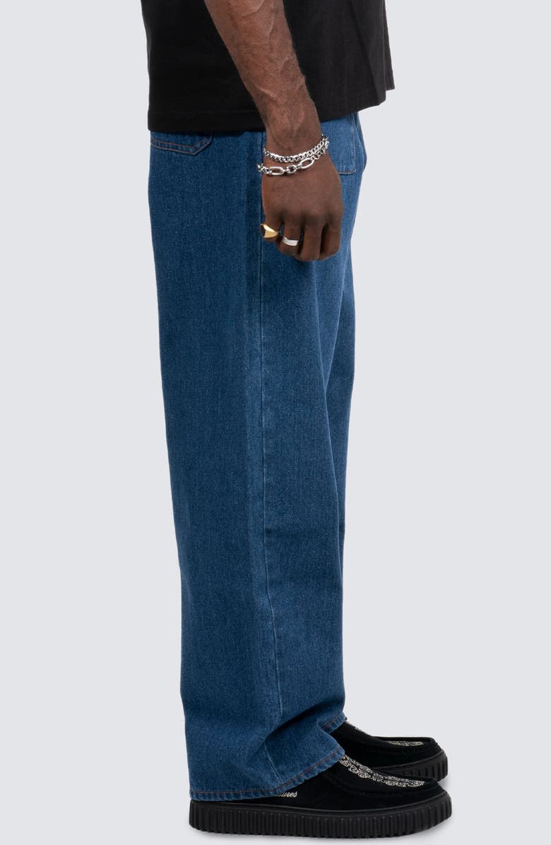 PLEASURES Grind Baggy Jeans, Alternate, color,