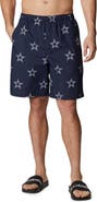Columbia Men's Columbia Navy Dallas Cowboys Backcast III Printed Shorts