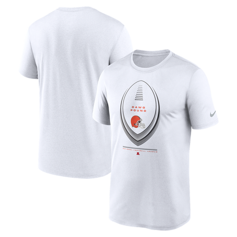 Men's Nike White Cleveland Browns Legend Icon Dri-FIT T-Shirt