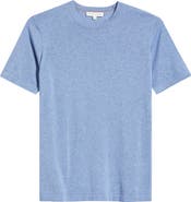 Jack Victor Wellington Heathered Cotton & Silk Crewneck T-Shirt