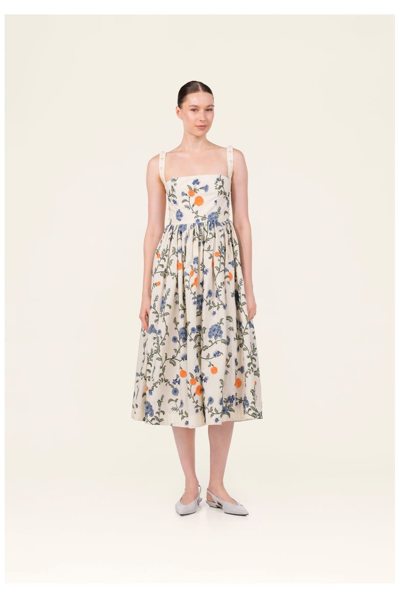 Mielero Midi Brisa  Midi Dress, Alternate, color, Ivory