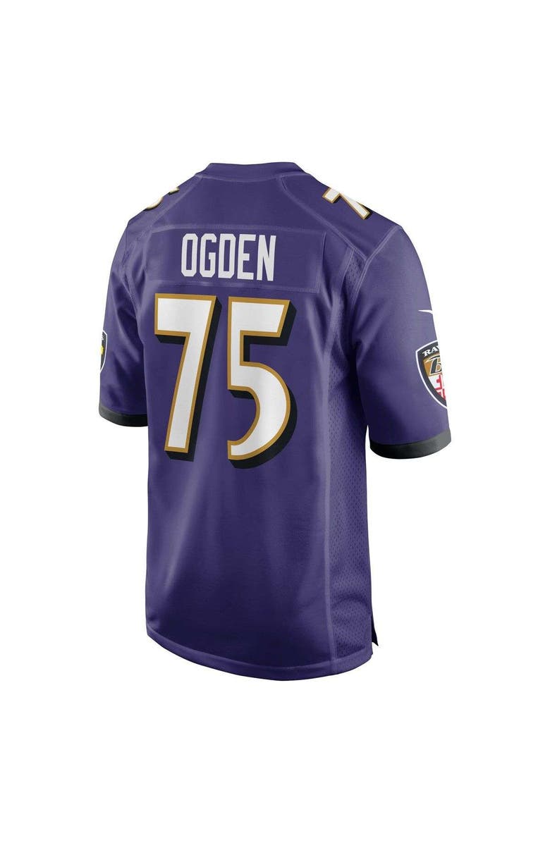 Nike Men's Nike Jonathan Ogden Purple Baltimore Ravens Retired Player Game Jersey, Alternate, color, Purple
