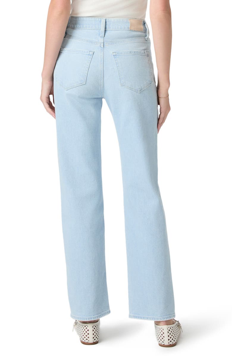 PAIGE Stevie High Waist Straight Leg Jeans, Alternate, color, Fleur De Mer
