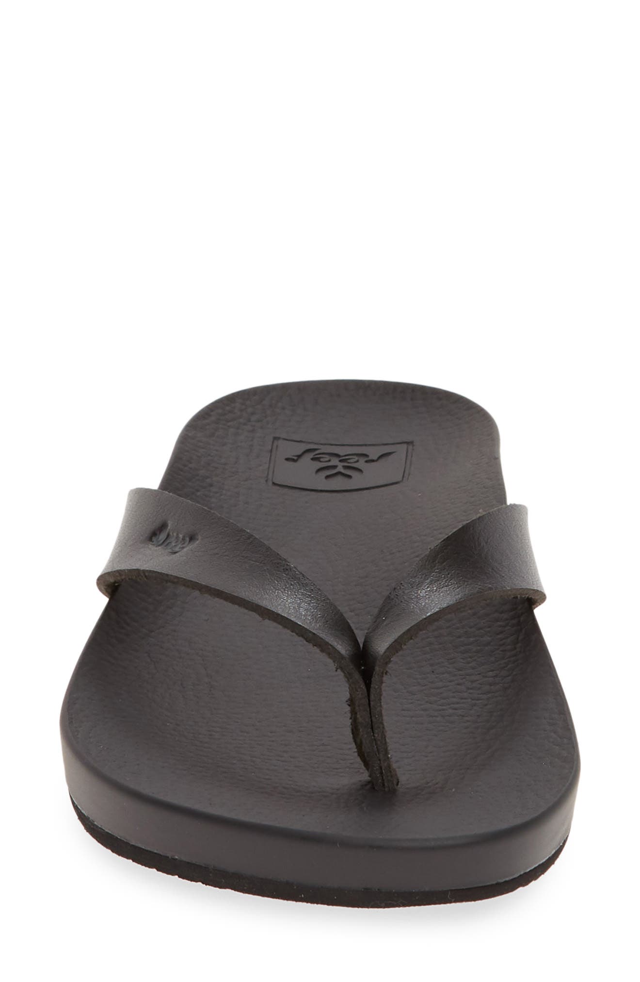 Reef Cushion Bounce Court Flip Flop, Alternate, color, Black