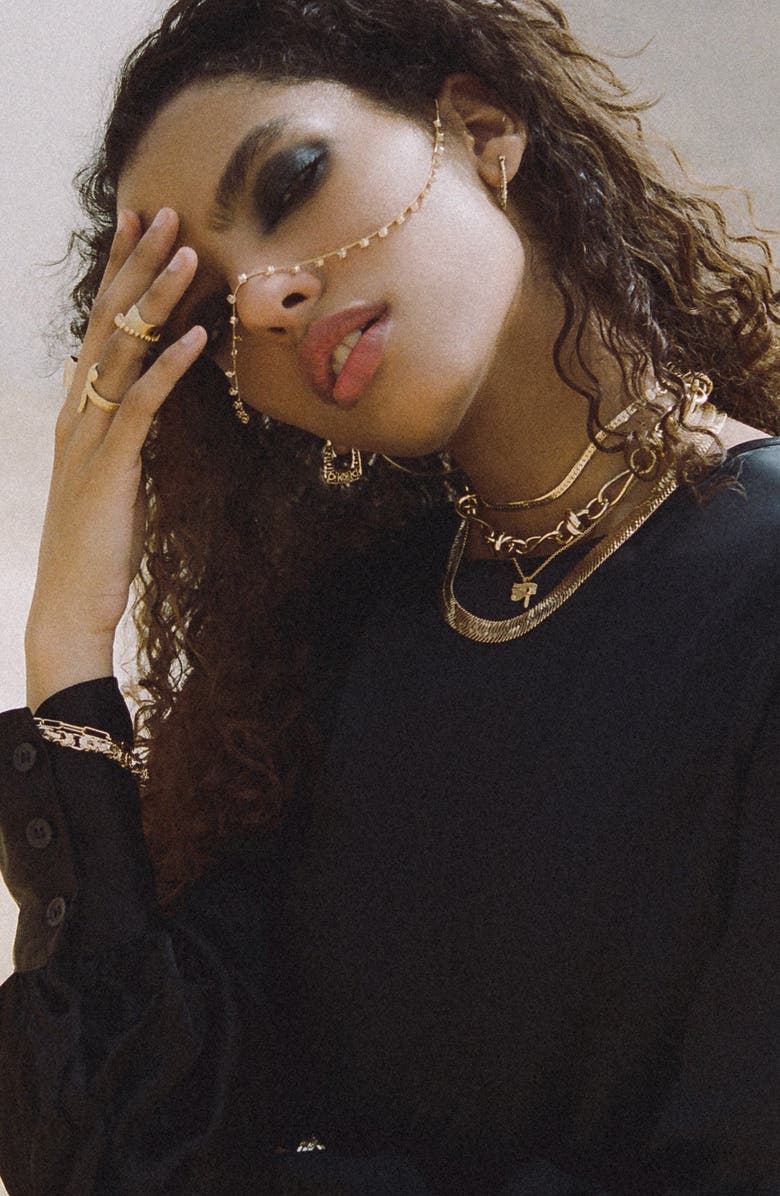 Child of Wild Nefertari Chain Necklace, Alternate, color, Gold