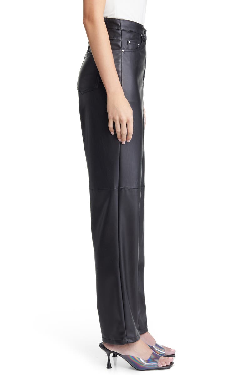 VERO MODA Bella High Waist Faux Leather Pants, Alternate, color,