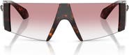 Versace 136mm Rectangular Sunglasses