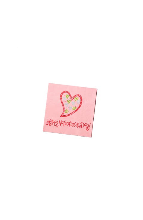 Heart Cocktail Napkins Set of 20