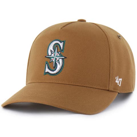 Men's Carhartt x '47  Brown Seattle Mariners Hitch Adjustable Hat