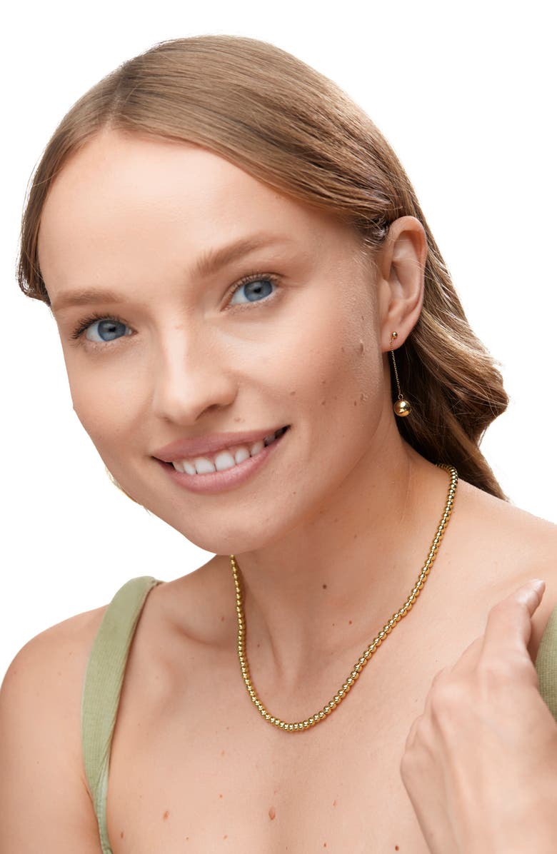 Bony Levy Mykonos 14k Gold Beaded Necklace, Alternate, color, 