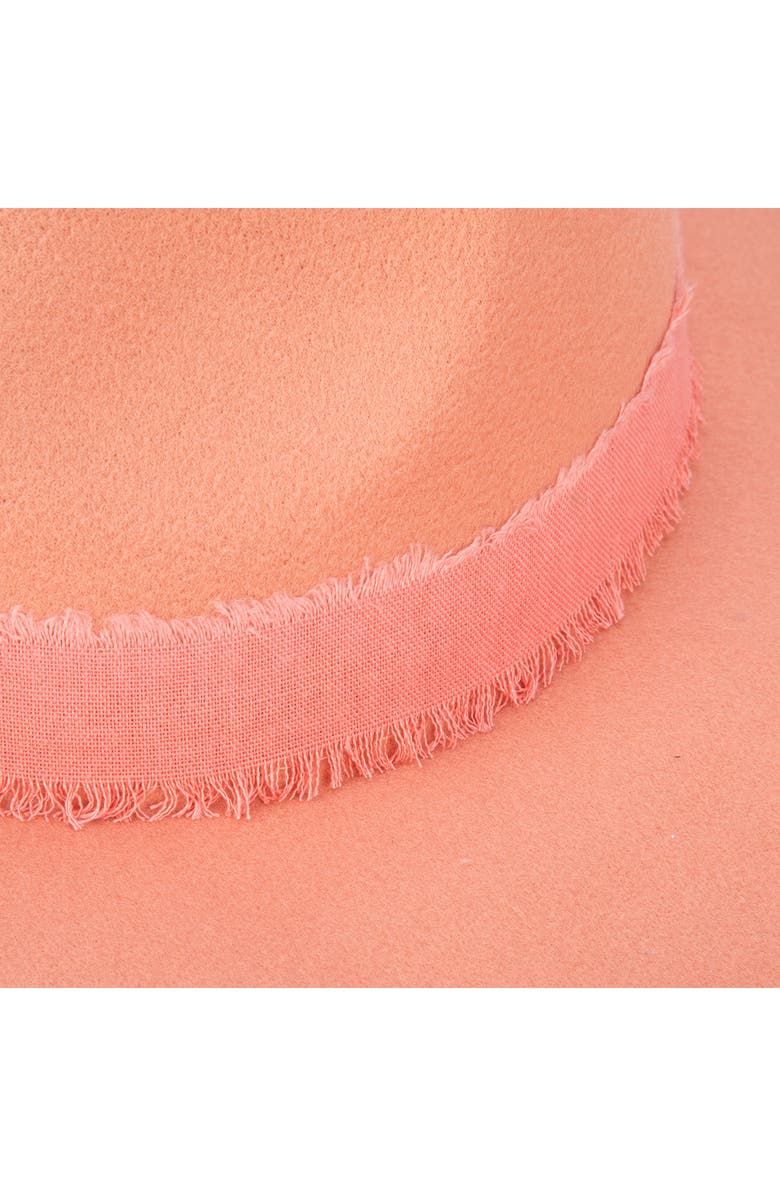 San Diego Hat Felt Fedora Hat, Alternate, color, Pink