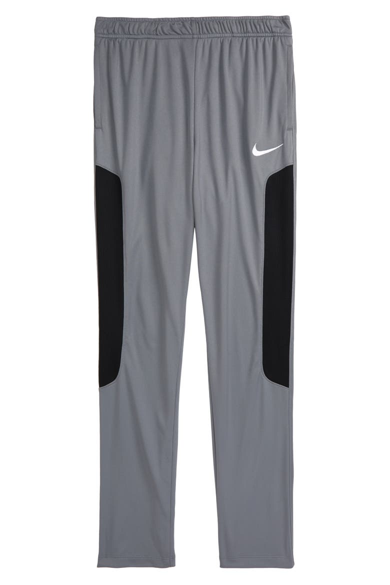 Kids' Sport Training Pants, Main, color, SMOKE GREY/ BLACK