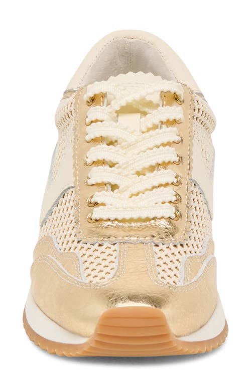 Dolce Vita B.ntcd Mesh Sneaker In Gold Mesh