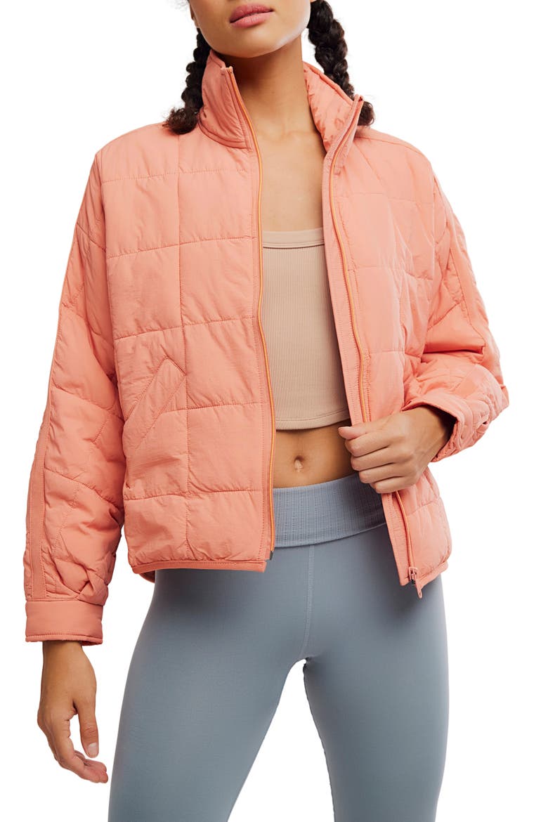 FP Movement Pippa Packable Puffer Jacket, Main, color, FROSTED PEACH