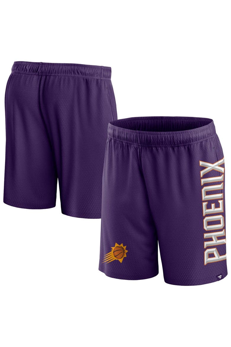 Men's Fanatics Branded Purple Phoenix Suns Post Up Mesh Shorts, Main, color, Purple