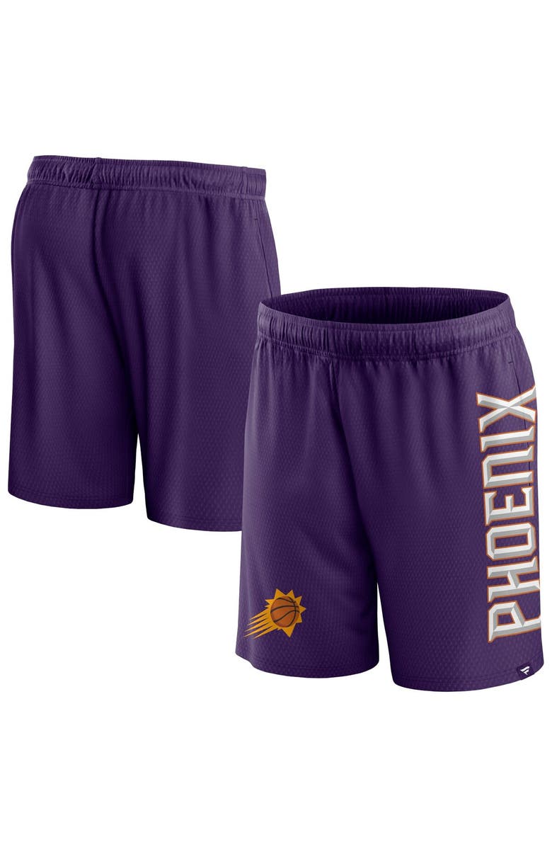 FANATICS Men's Fanatics Branded Purple Phoenix Suns Post Up Mesh Shorts, Main, color, Purple