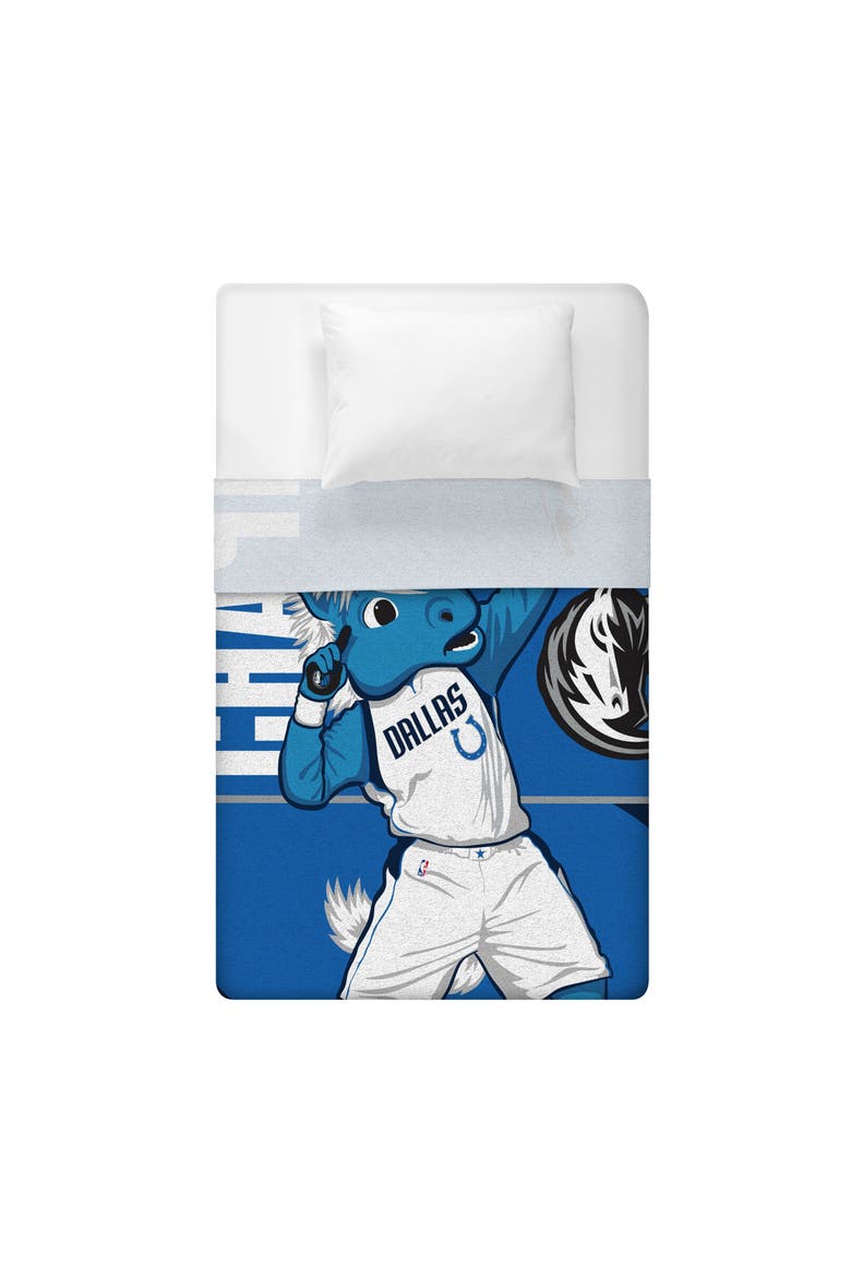 Dallas Mavericks Champ Mascot 60" x 80" Raschel Throw Blanket, Alternate, color, None