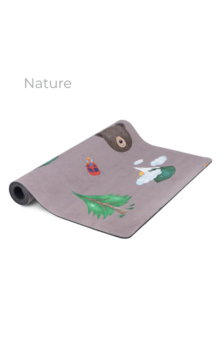 Beginner Yoga Bundle, Alternate, color, Nature Print