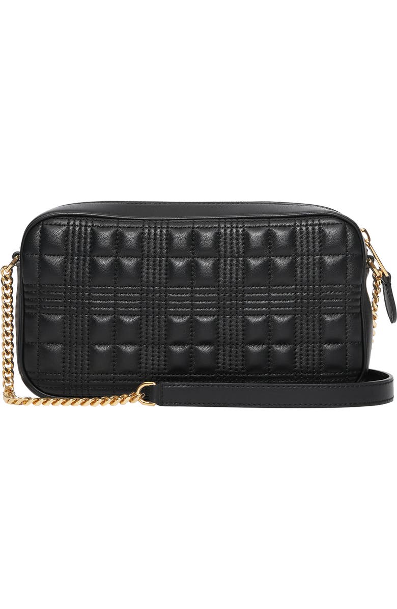 Burberry TB Quilted Check Leather Camera Crossbody Bag, Alternate, color,