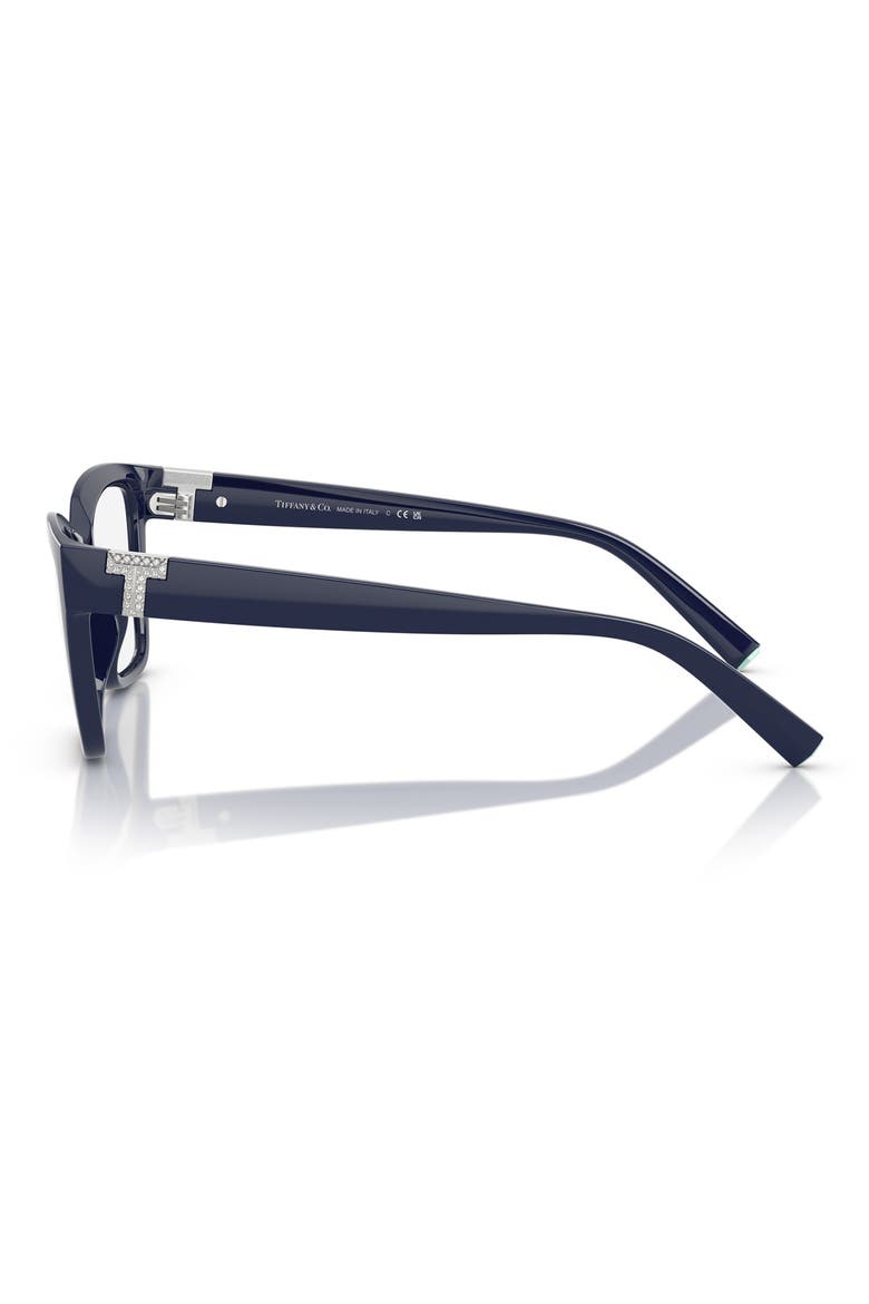 54mm Square Optical Glasses, Alternate, color, DARK BLUE